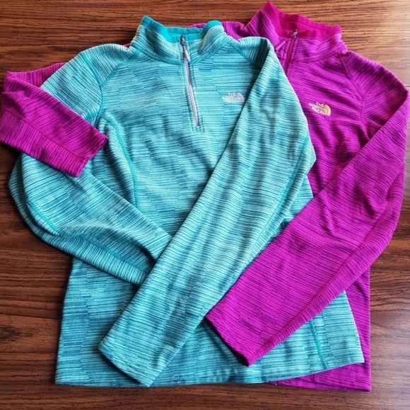 The North Face Tops - Lot of 2 The North Face 1/4 Zip Fleece Shirts